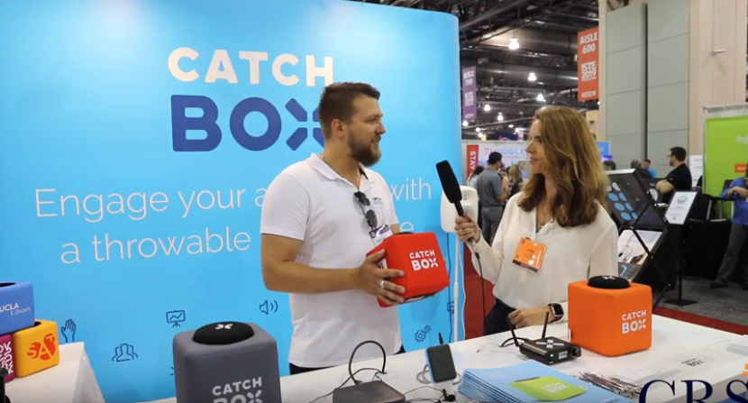 Catchbox booth at ISTE 2019