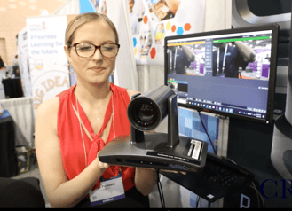 HuddleCamHD Simpltrack2 Photo with Tess from ISTE-1