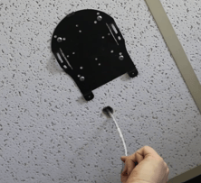 Pulling Cable Through Ceiling Tile